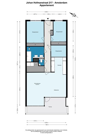 Medium property photo - Johan Hofmanstraat 217, 1069 KD Amsterdam